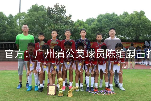官方：广州蒲公英球员陈维麒击打对手头部，停赛4场罚款20000元